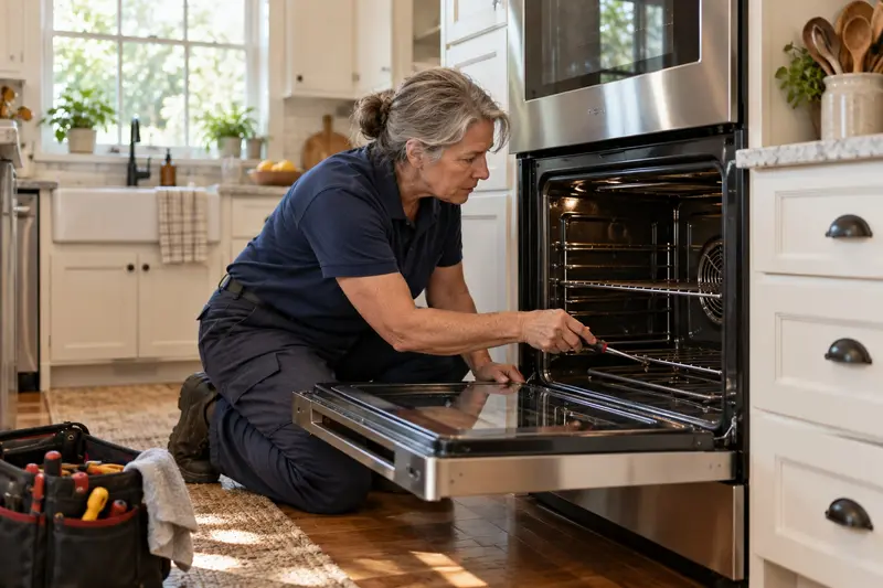 Appliance repair technician: oven & cooktop repair